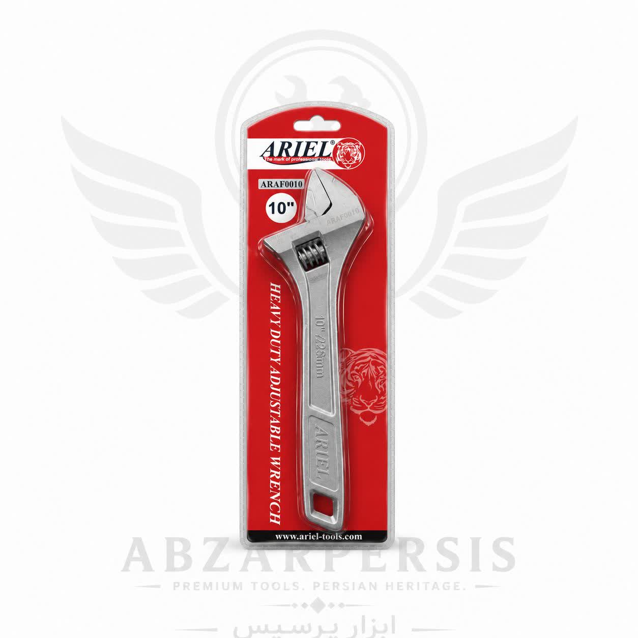 آچار فرانسه آریل مدل ARAF0010 سایز ۱۰ اینچ