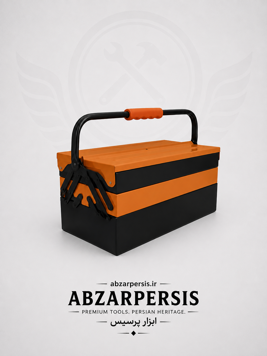 جعبه ابزار فلزی 50 سانتی 2 طبقه 502 اتوماتیک تانوس
